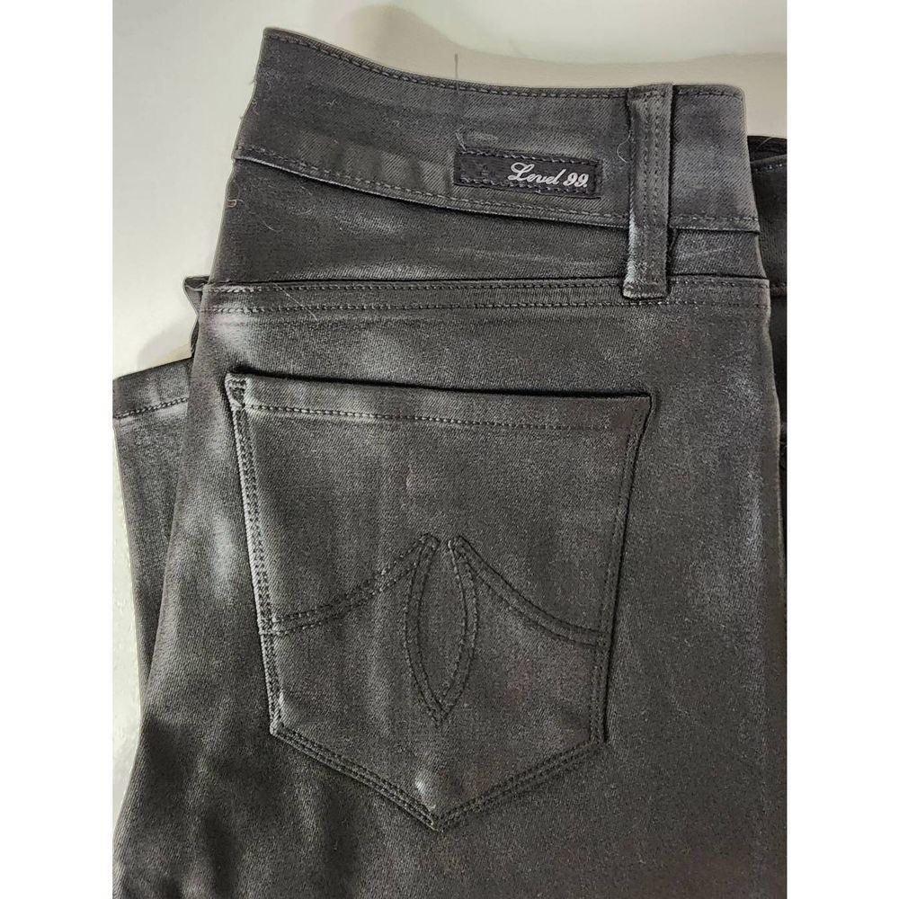 Level 99 Women Forever Black Denim Pants High Rise Skinny Jeans size 28/6 - Picture 10 of 10